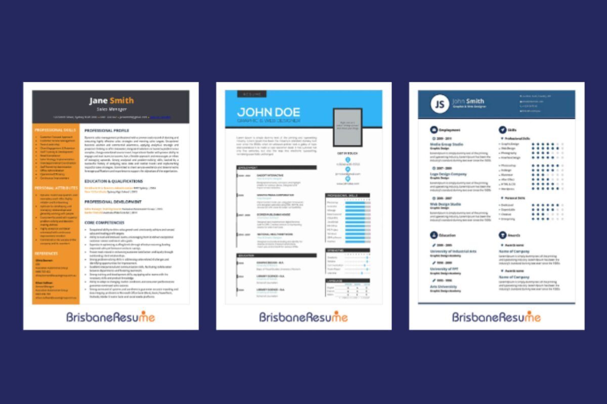 Australian Resume Templates